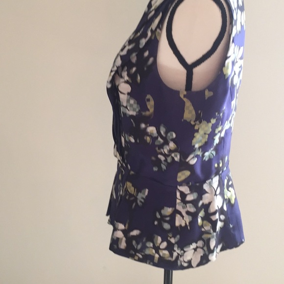 Oscar de la Renta Silk Reversible Top - Picture 5 of 7